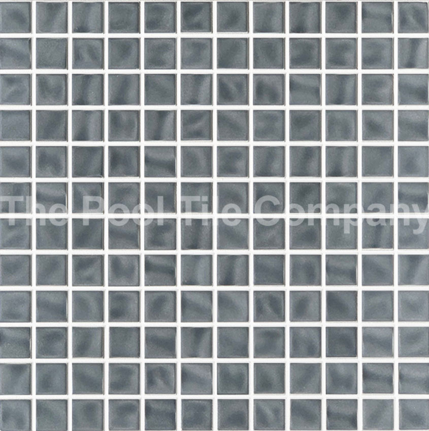 Titanium 23mm Ceramic Mosaic Pool Tiles